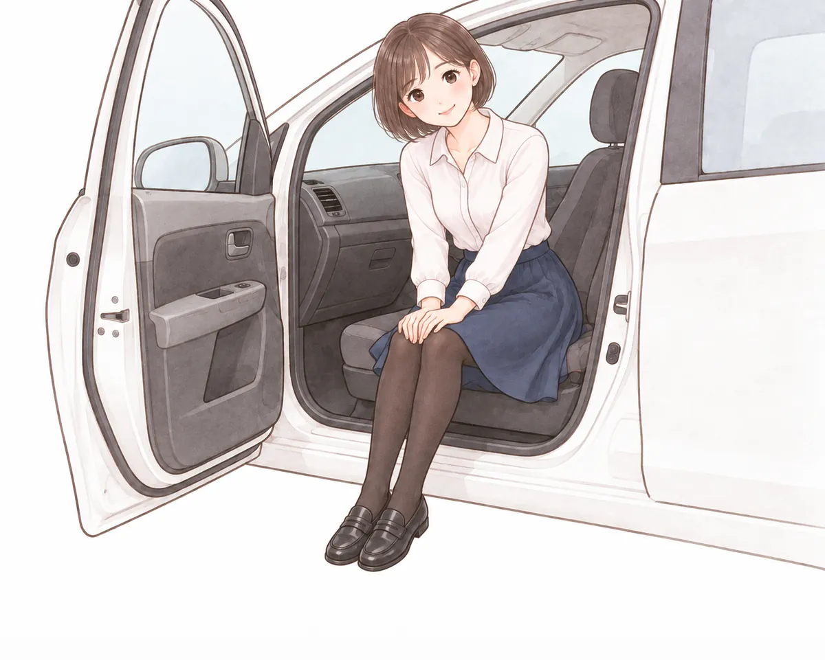 ②両足をそろえて、いっしょに上げる