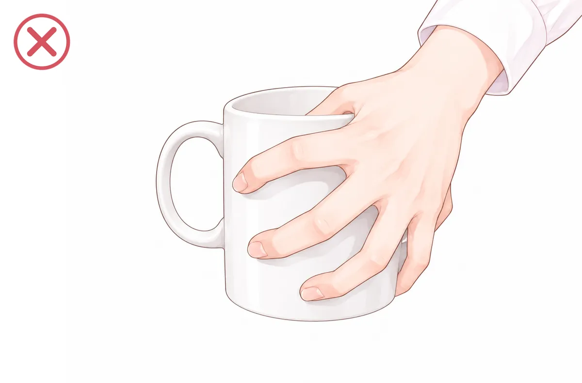 男性に多い持ち方