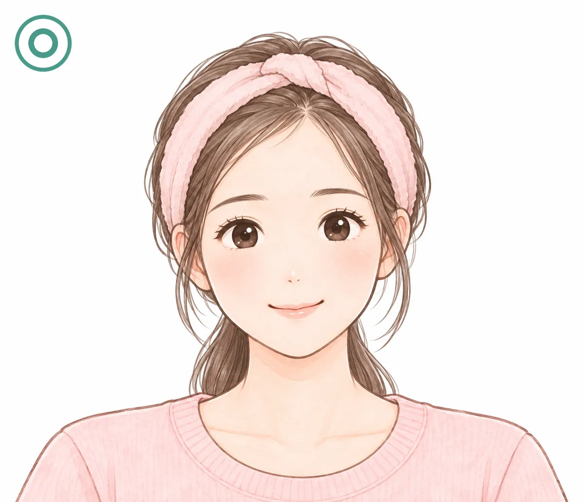 窓のほうを向く