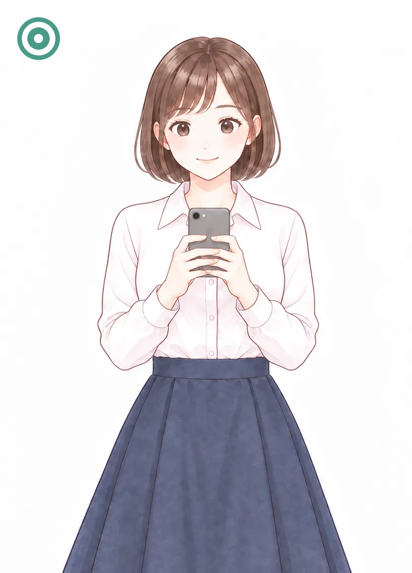 女性らしい持ち方
