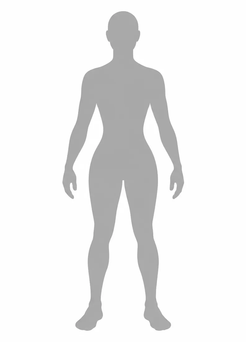 女性：砂時計