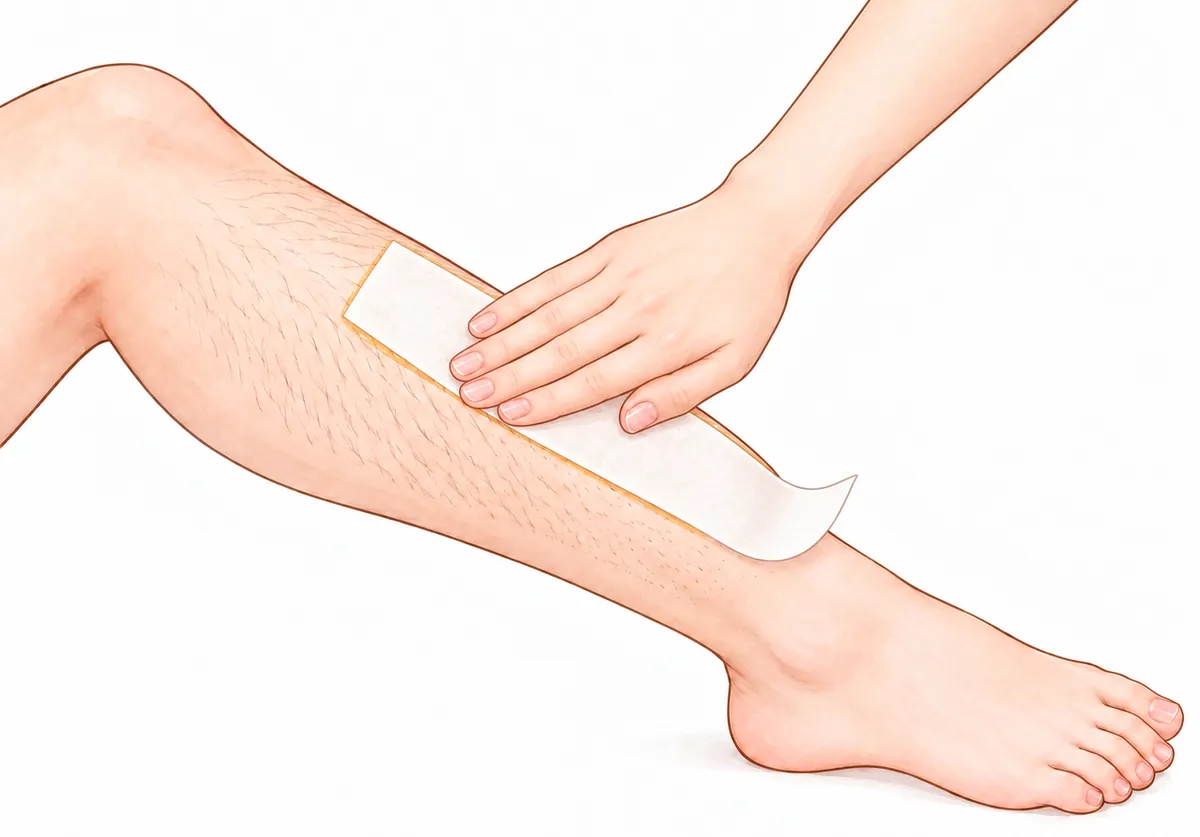 ②シートを貼って、しっかり押さえる
