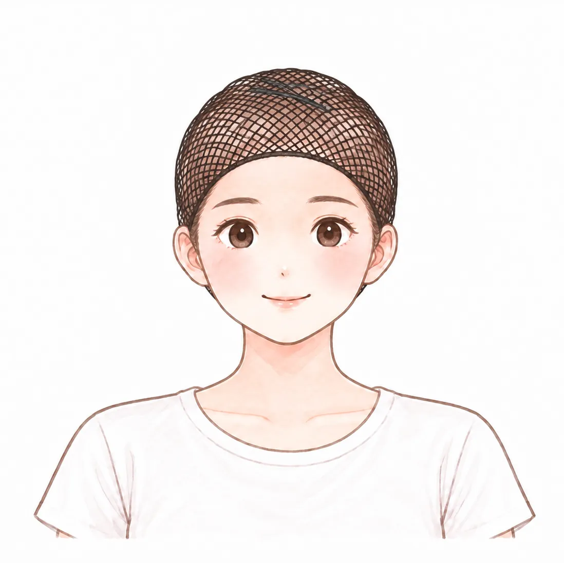 ③あまった所を、まとめて、ピンで止める