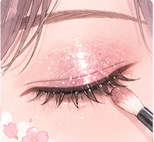 ④アイシャドウは、濃い色ほど目のきわに